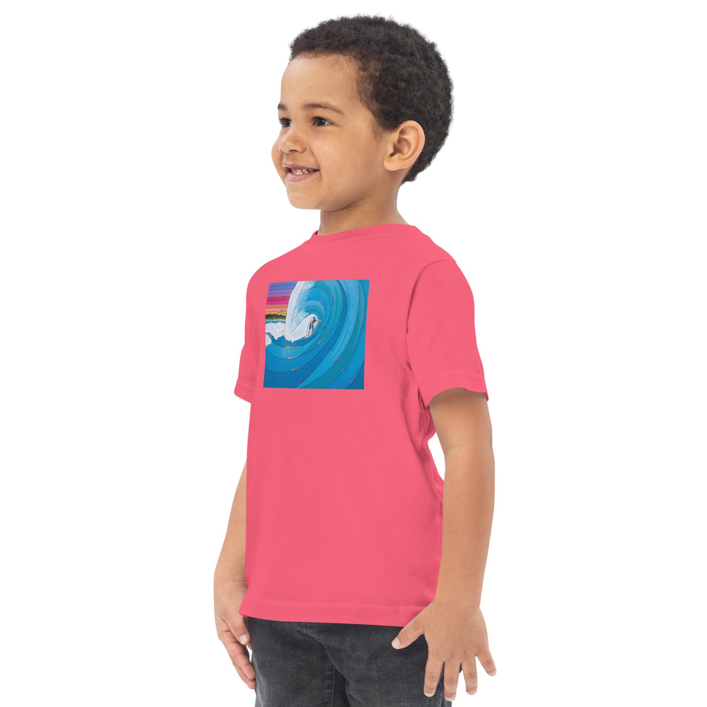 Big Wave Surfer - Toddler jersey t-shirt