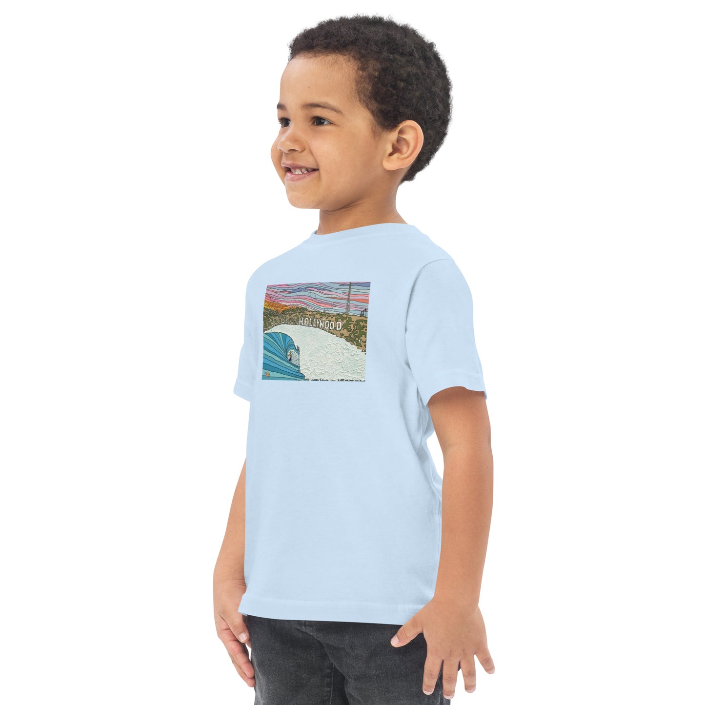 Hollywood Surf - Toddler jersey t-shirt