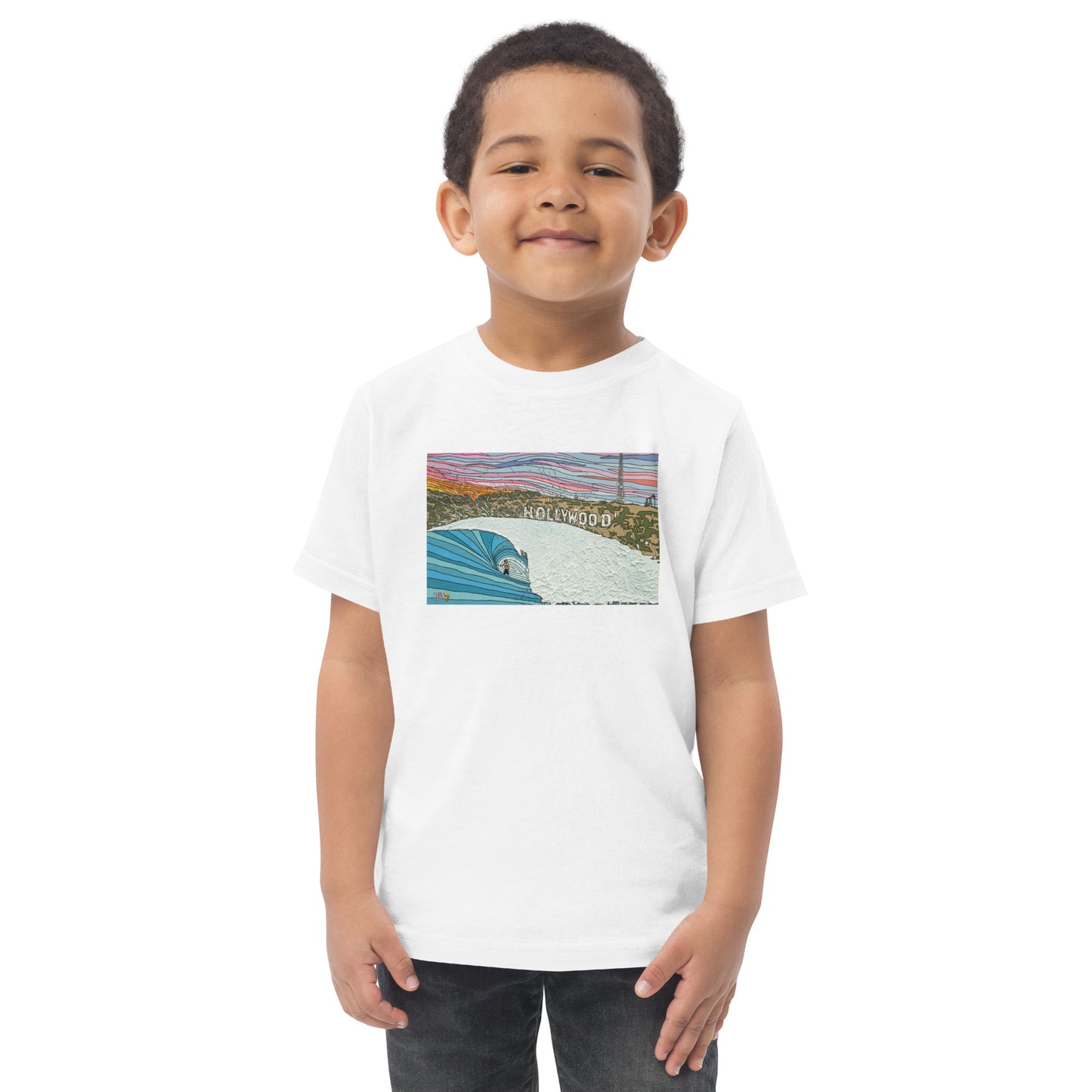Hollywood Surf - Toddler jersey t-shirt