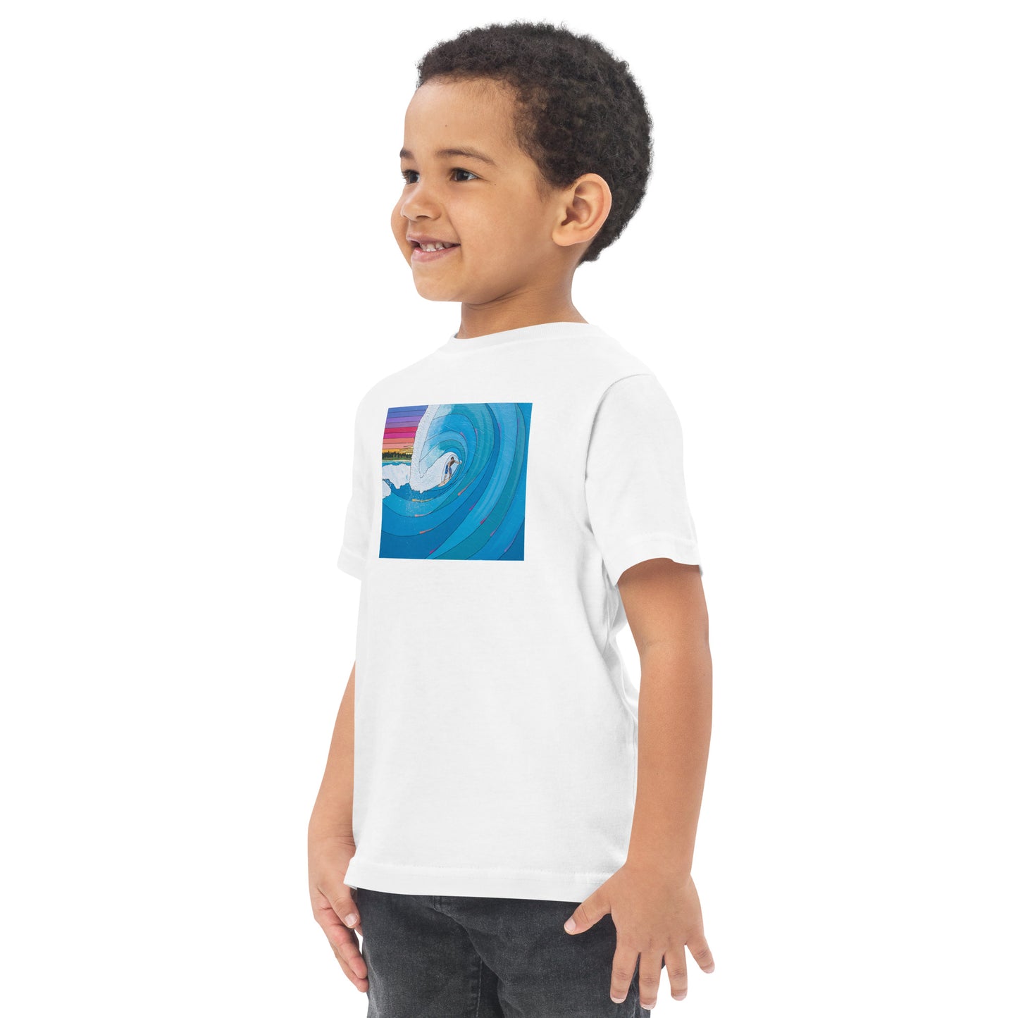 Big Wave Surfer - Toddler jersey t-shirt